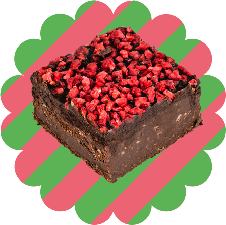 Vegan Raspberry Chocolate Brownies